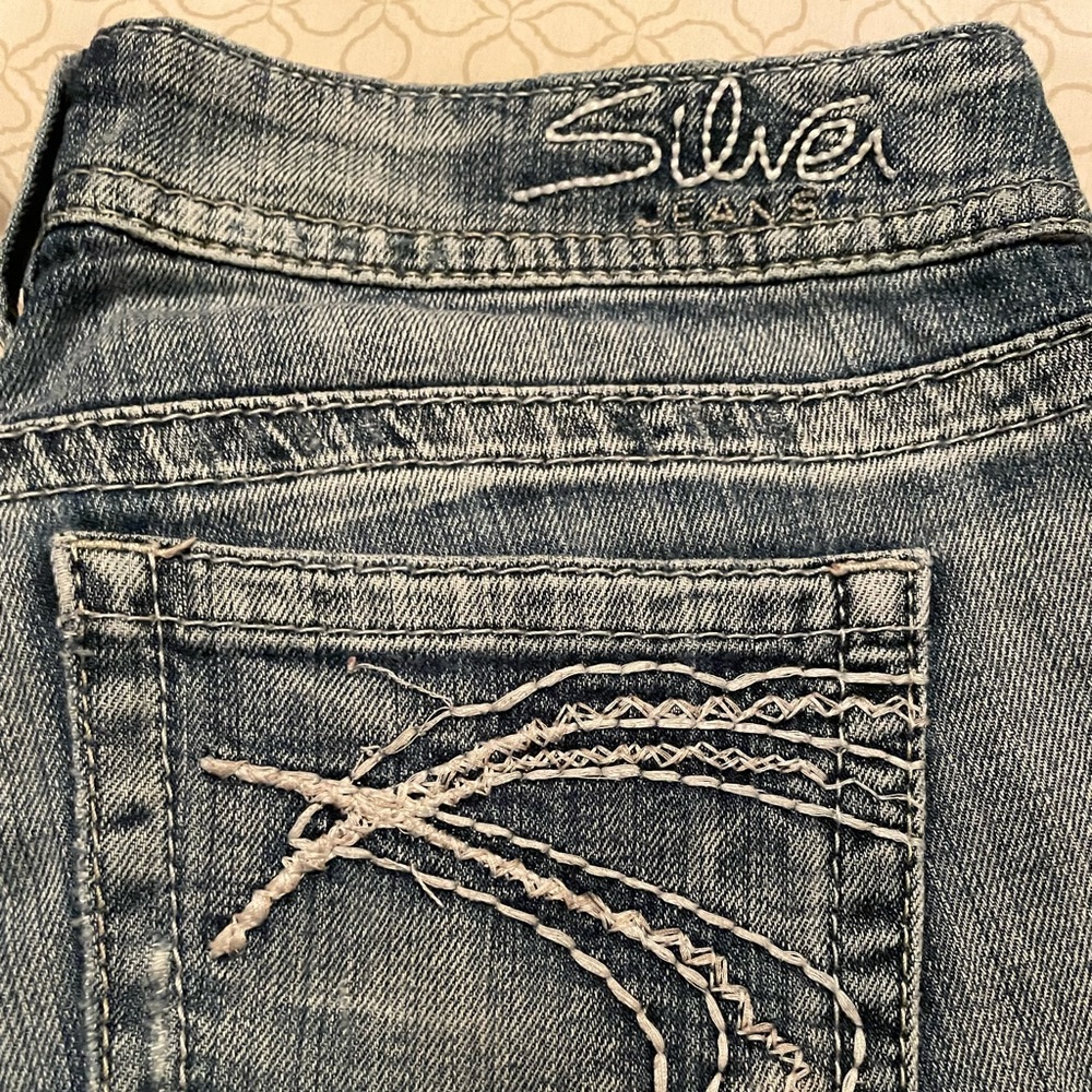 Silver jeans